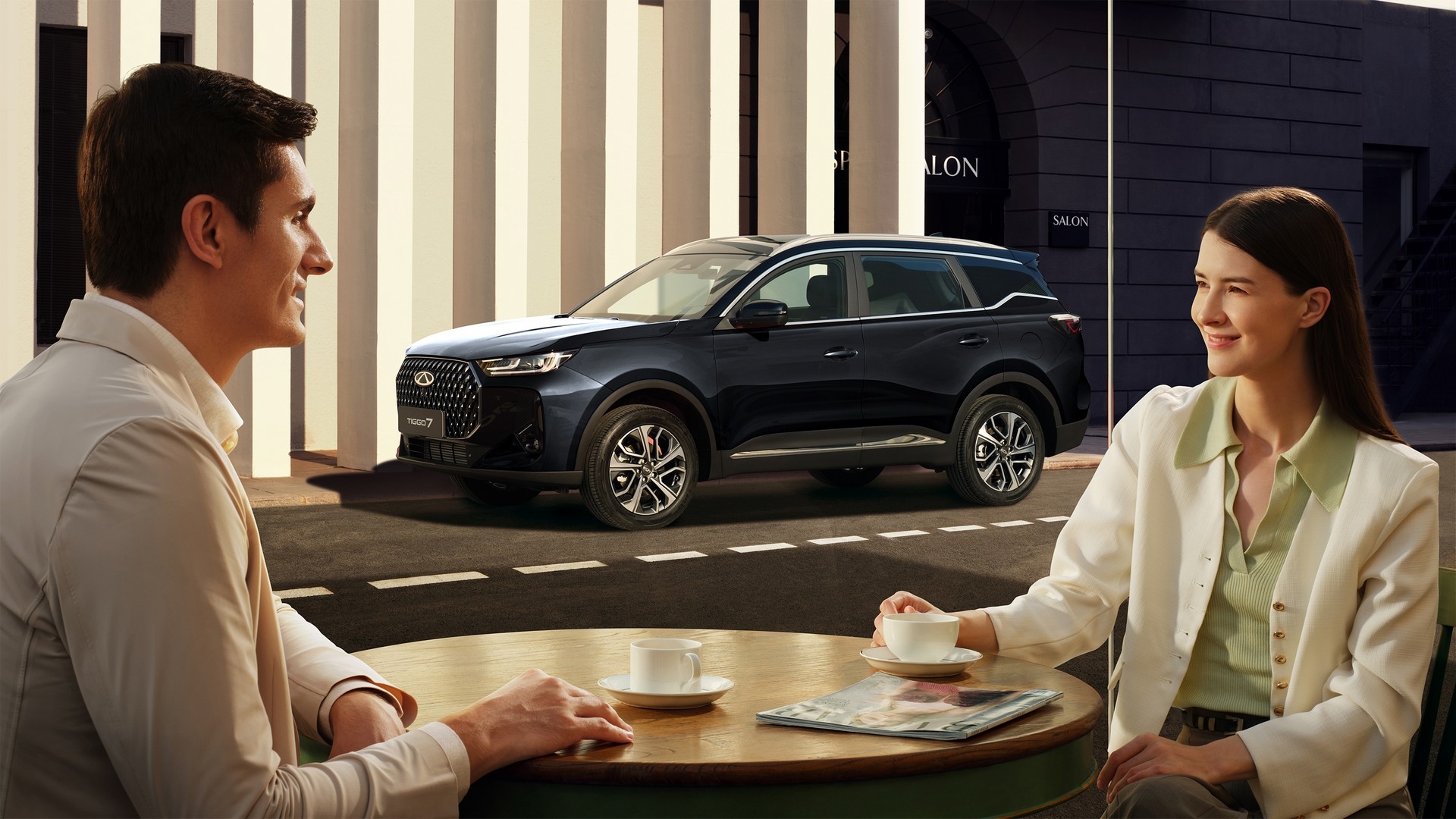 Chery Tiggo 7, Керемет әсер қалдыратын силуэт